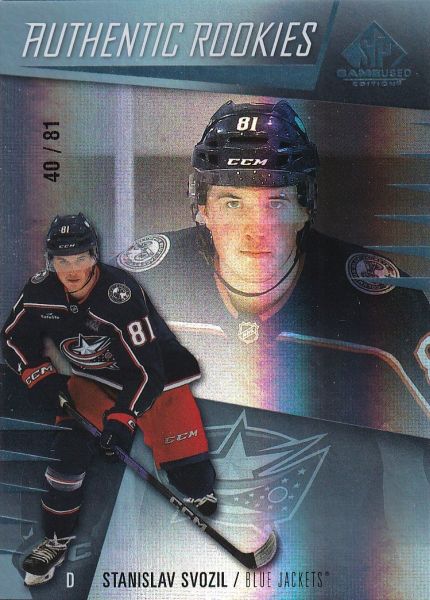 insert RC karta STANISLAV SVOZIL 23-24 SPGU Authentic Rookies /81